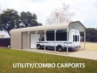 Utility Combo Carport Prices for NC