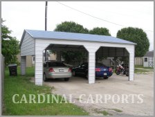 Double Carports Double Metal Carports 2 Car Carports