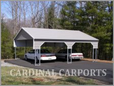 Double Carports Double Metal Carports 2 Car Carports