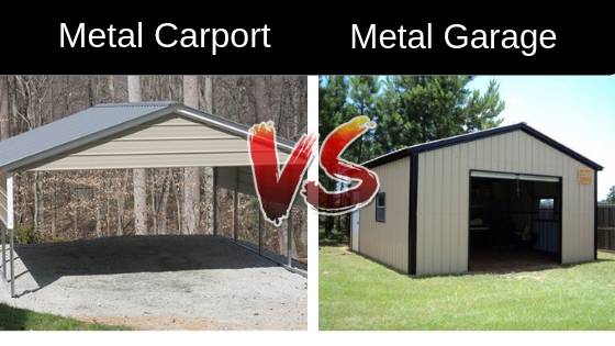 Metal Carport Vs Metal Garage: What Is The Difference