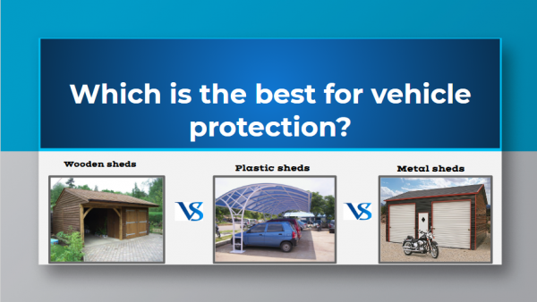 Plastic VS Wooden VS Metal Sheds: Which Is The Best For Vehicle Protection?