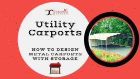 Utility Carports: How To Design Metal Carports With Storage