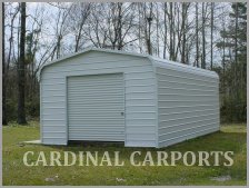 Single Car Metal Garages