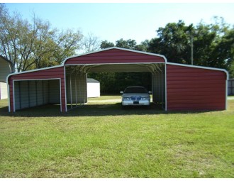 Metal Barn Shed | Regular Roof | 44W x 26L x 10H | Ag Shed