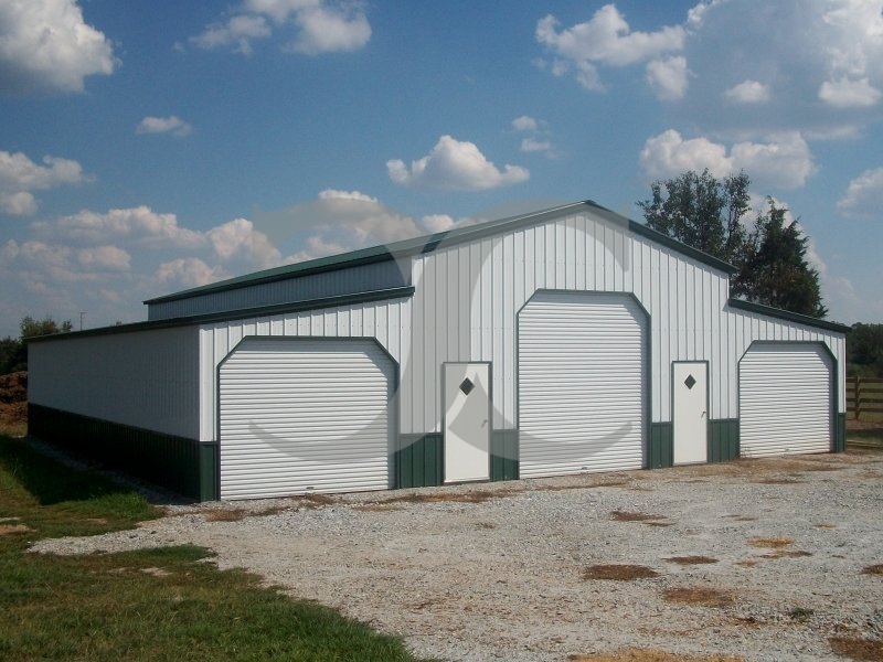 Deluxe Carolina Barn | Vertical Roof | 48W x 36L x 12H | Metal Barn