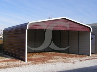 Carport | Regular Roof | 20W x 21L x 7H