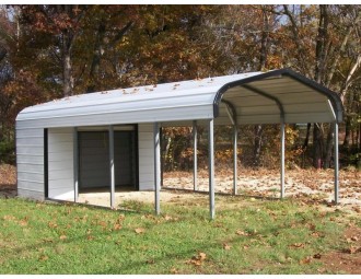 Carport | Regular Roof Roof | 12W x 26L x 6H Utility Carport