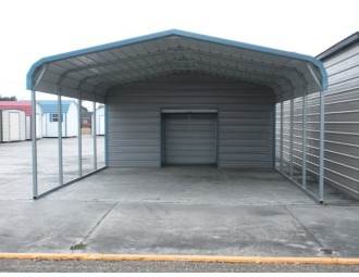 Carport | Regular Roof Roof | 18W x 26L x 7H Utility Carport