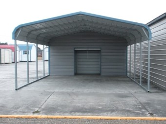 Carport | Regular Roof | 18W x 26L x 7H Utility Carport