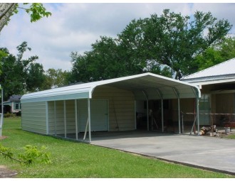 Carport | Regular Roof Roof | 20W x 31L x 6H Utility Carport