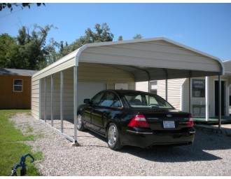 Carport | Regular Roof Roof | 18W x 26L x 7H Utility Carport Combo