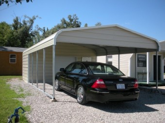 Carport | Regular Roof | 18W x 26L x 7H Utility Carport Combo