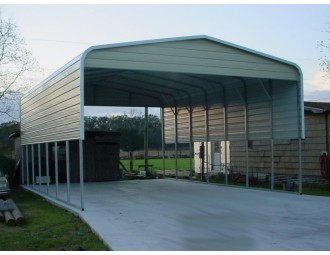 Carport | Regular Roof | 22W x 36L x 11H` | 4 Panels | 2 Gables