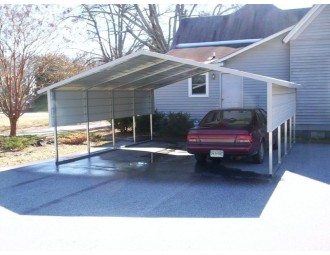 Carport | Boxed Eave Roof | 18W x 21L x 6H