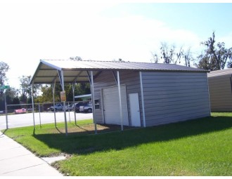 Carport | Vertical Roof | 18W x 31L x 10H Utility