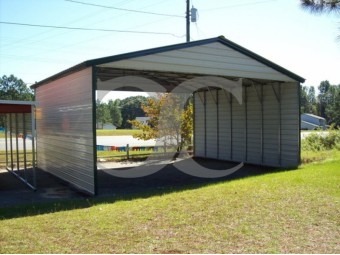 Carport | Vertical Roof | 30W x 26L x 10H Triple-Wide