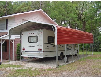 Carport | Regular Roof | 12W x 36L x 8H` | RV Carport Covers