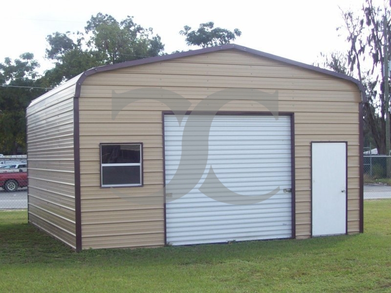 Garage | Regular Roof | 18W x 21L x 9H |  Single Car Garage