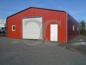 Garage | Regular Roof | 24W x 36L x 10H |  Metal Garage