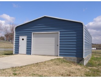 Garage | Regular Roof | 22W x 31L x 10H |  Metal Garage Building