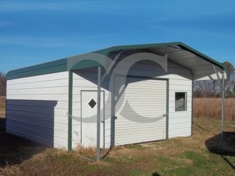 Garage | Regular Roof | 22W x26 L x 8H |  Enclosed Garage with Porch